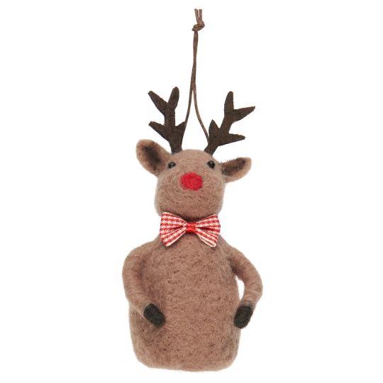 Julepynt Rudolf reinsdyr