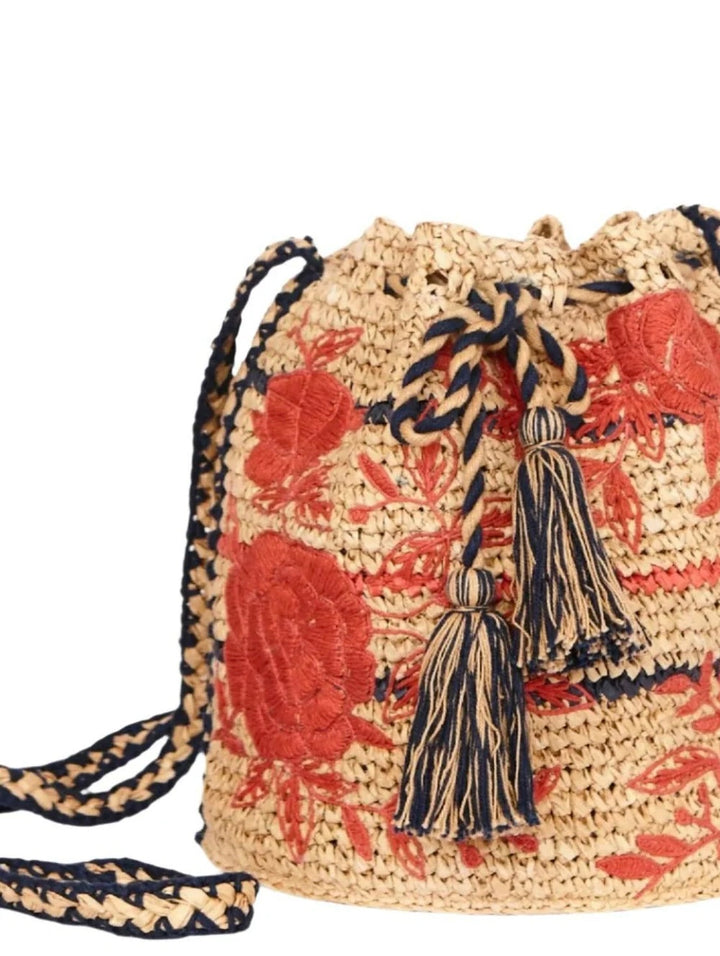 Dora raffia veske red