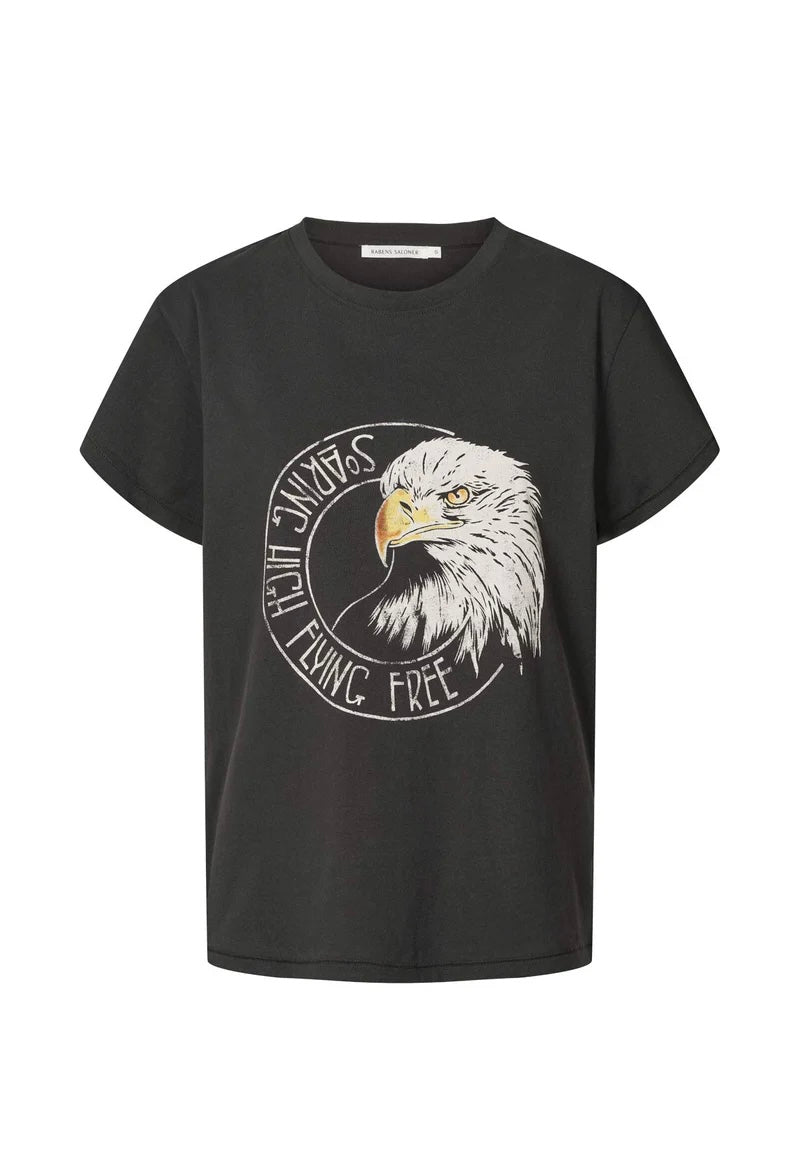 Eagle t-shirt faded black