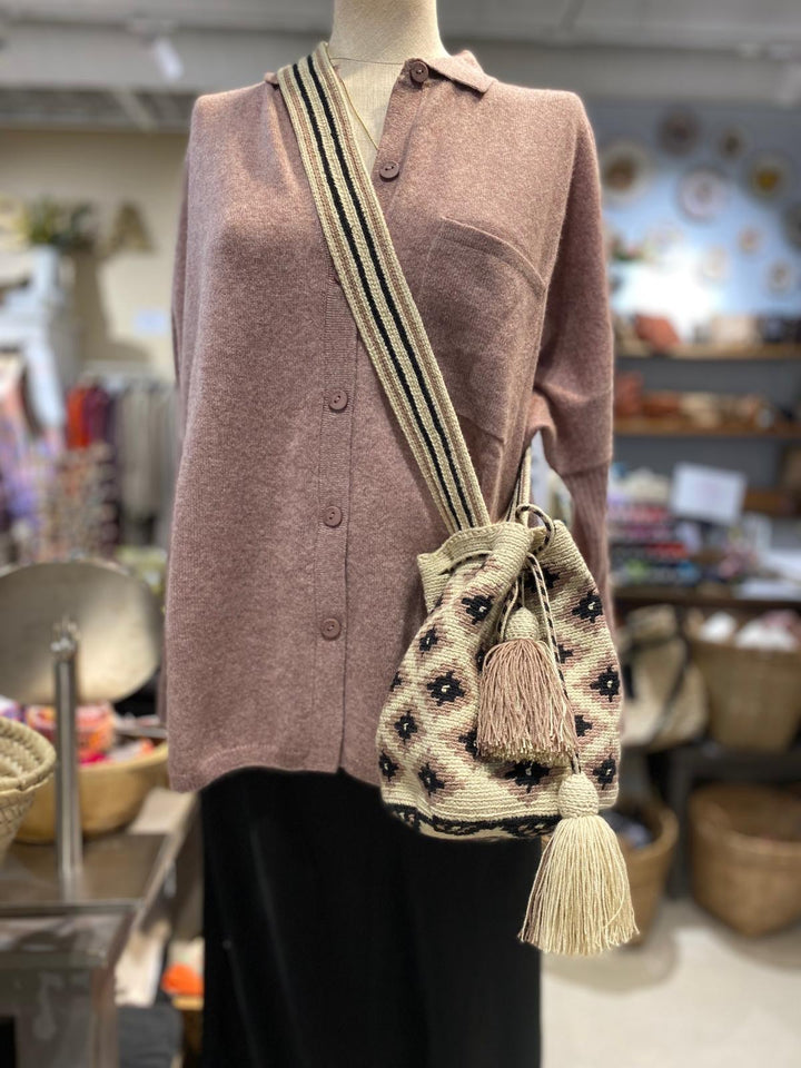 Andrea 100% cashmere granit
