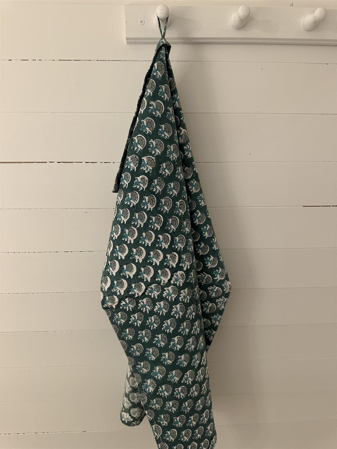 Kjøkkenhåndkle Margot blokkprint