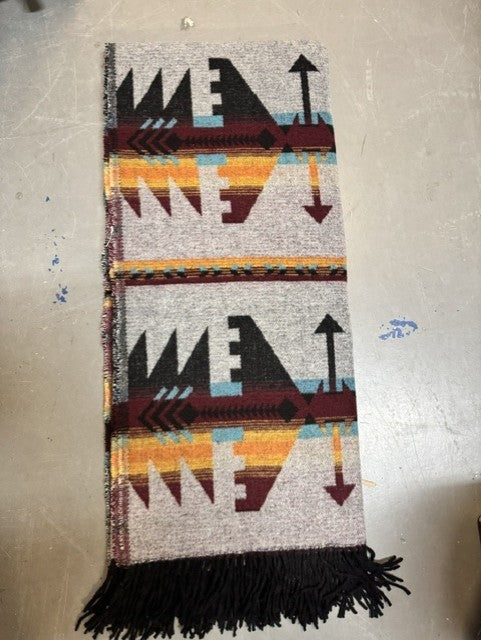 Pledd Navajo grigio multicolor