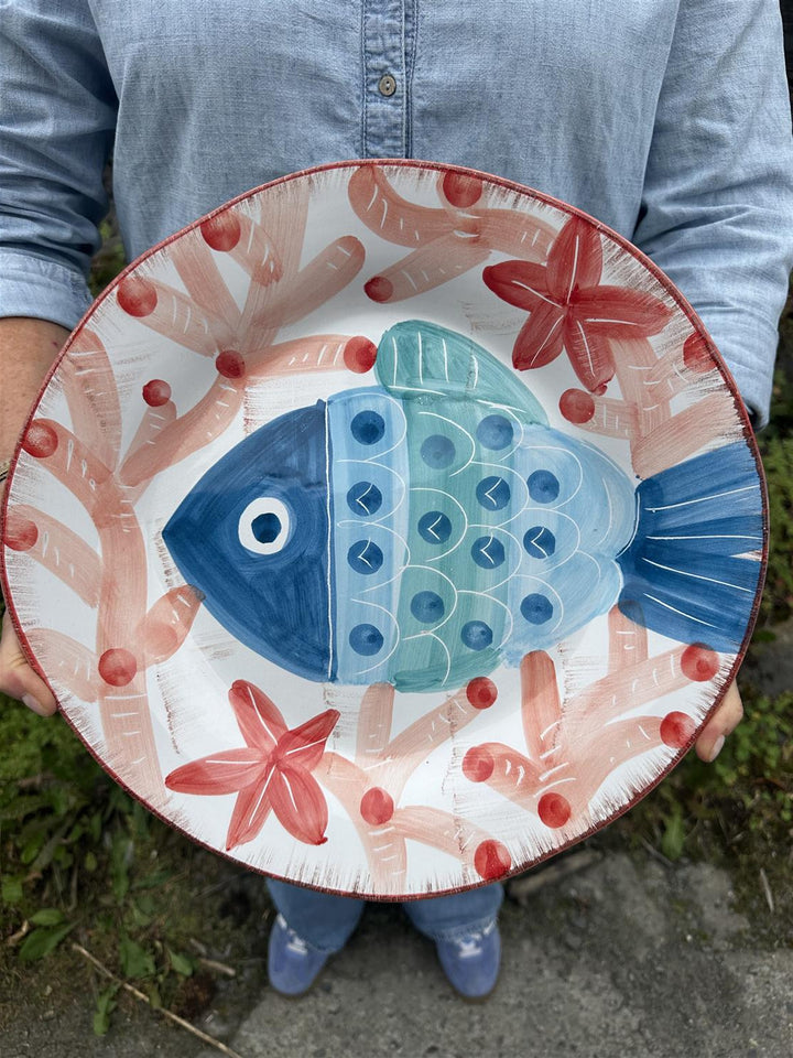 Fisk rundt serveringsfat Ø 33 cm