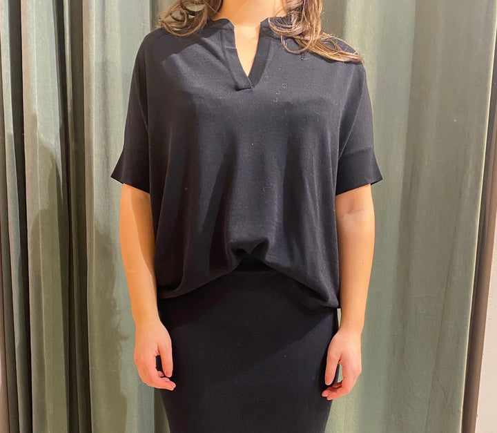 Palmer kortermet genser black