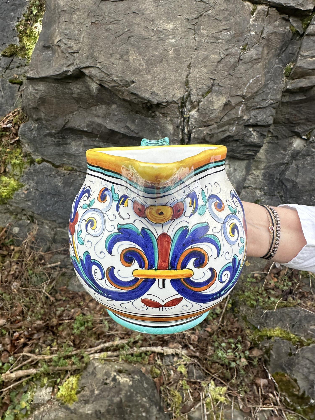 Vintage mugge H: 14,5 cm