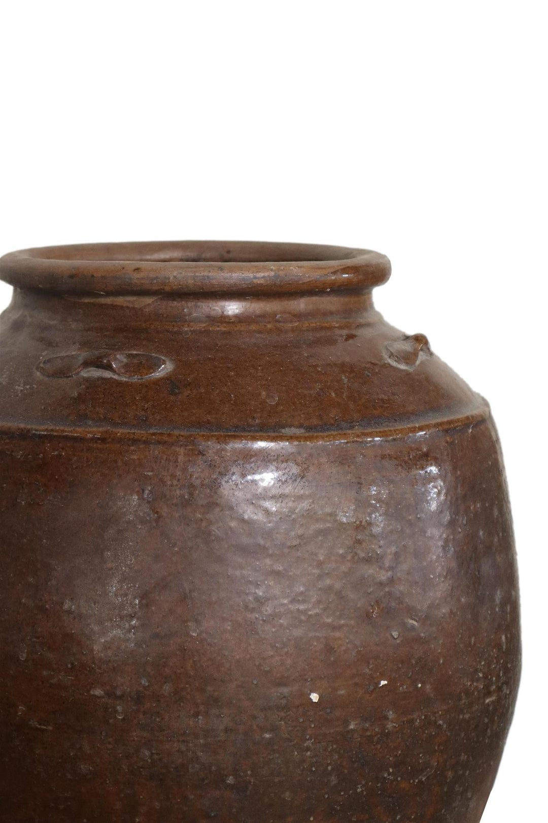 Urne i keramikk brun H22cm