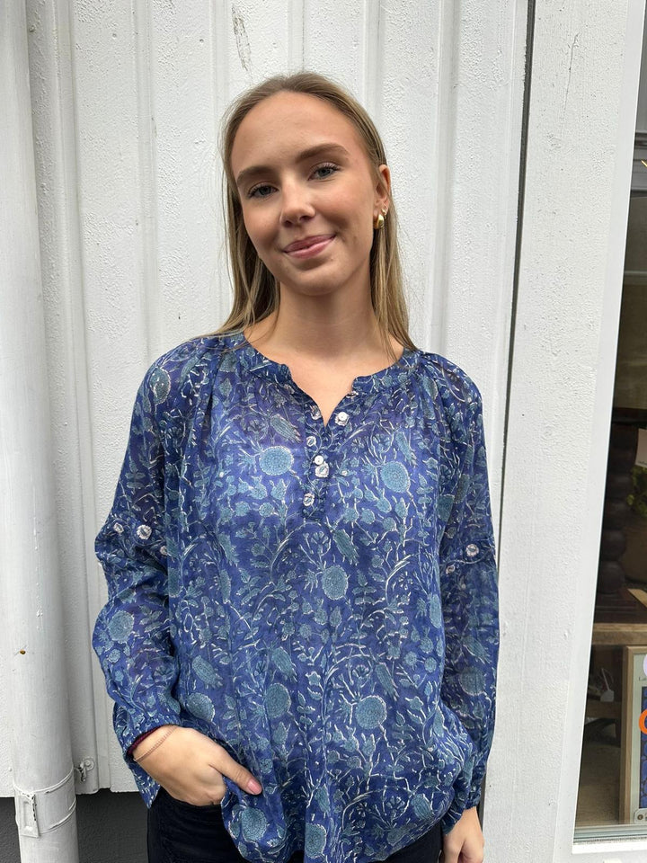 Malou bluse blå