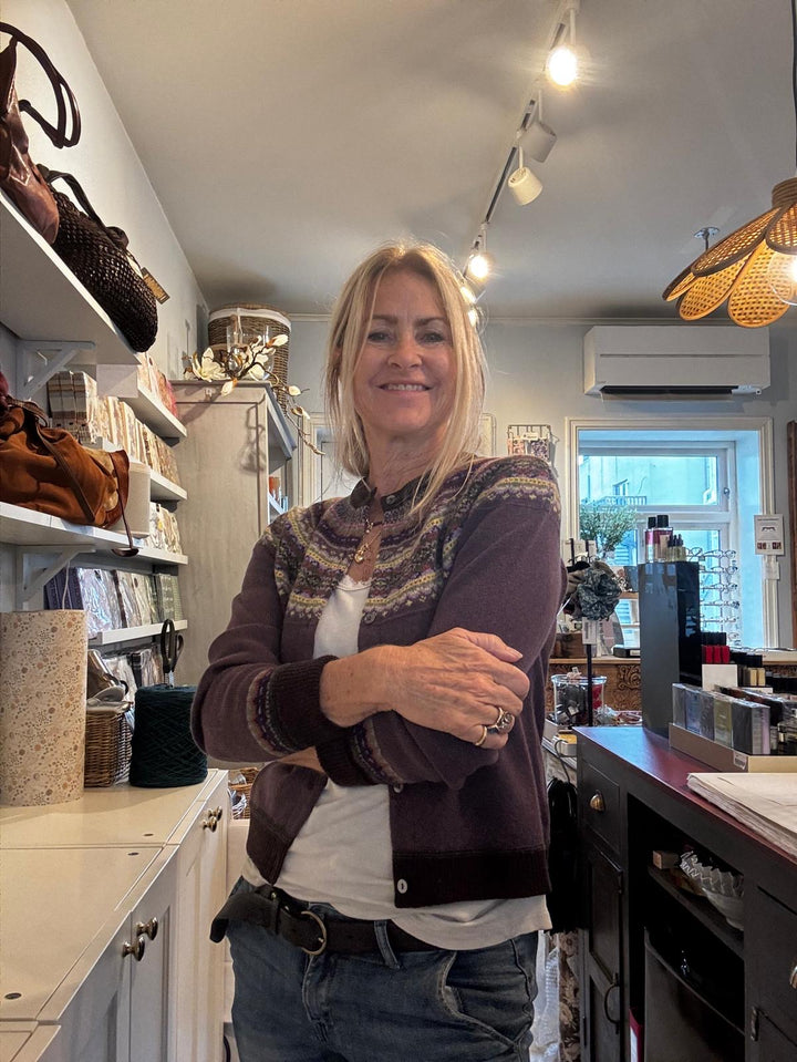 Alpine cardigan Heather