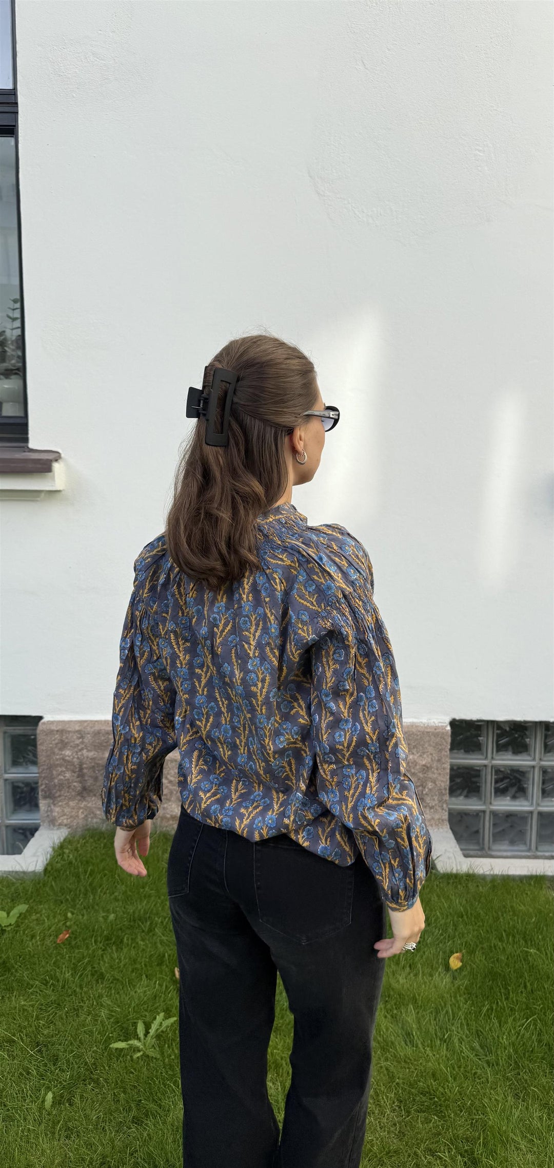 Vibeka bluse blå