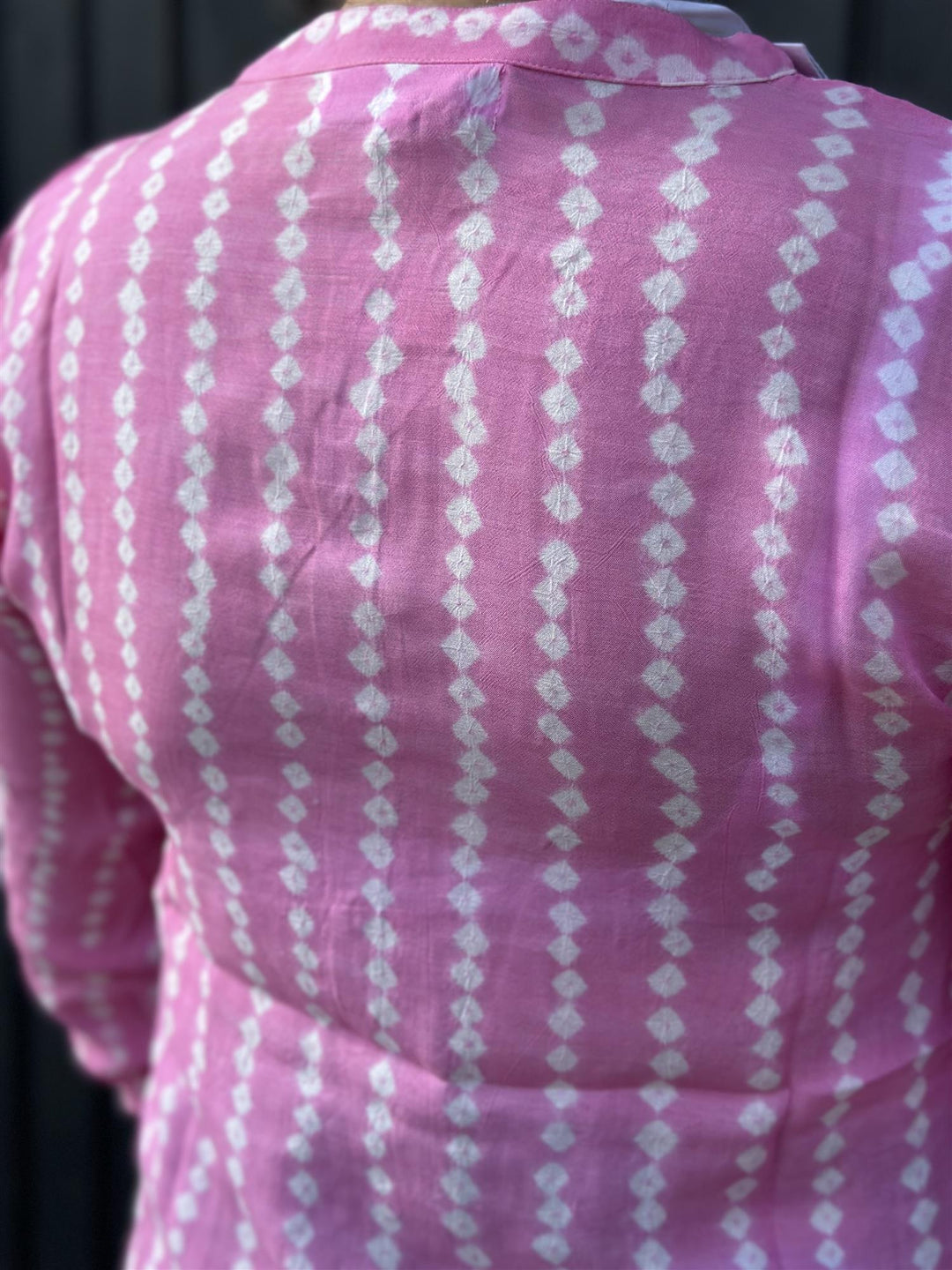 Cecilie bluse bandani pink