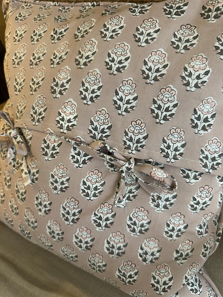 Putetrekk Alba blokktrykk 50x50 cm