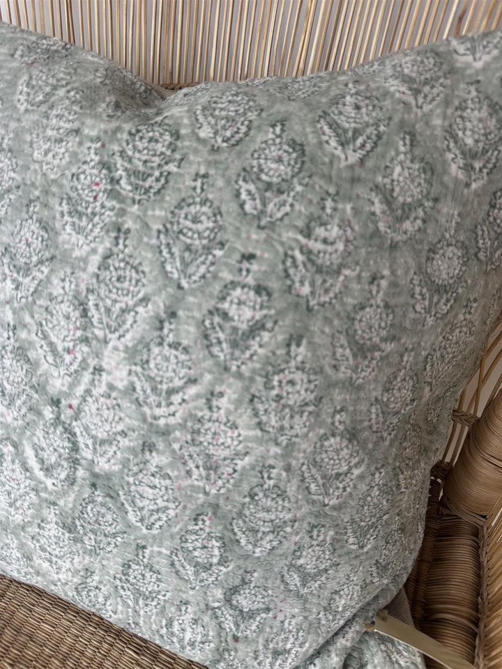 Putetrekk vintage kantha 50x50 cm Nr 110