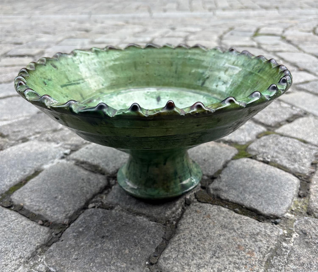 Tamegrout skål med stett Ø 25 cm grønn