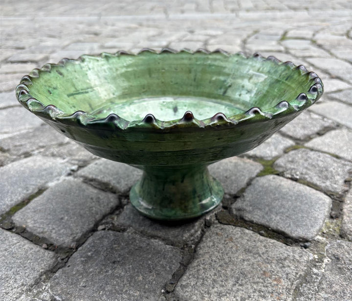 Tamegrout skål med stett Ø 25 cm grønn