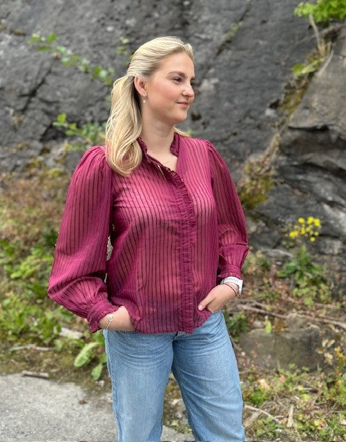 Mariette bluse atral burgundy