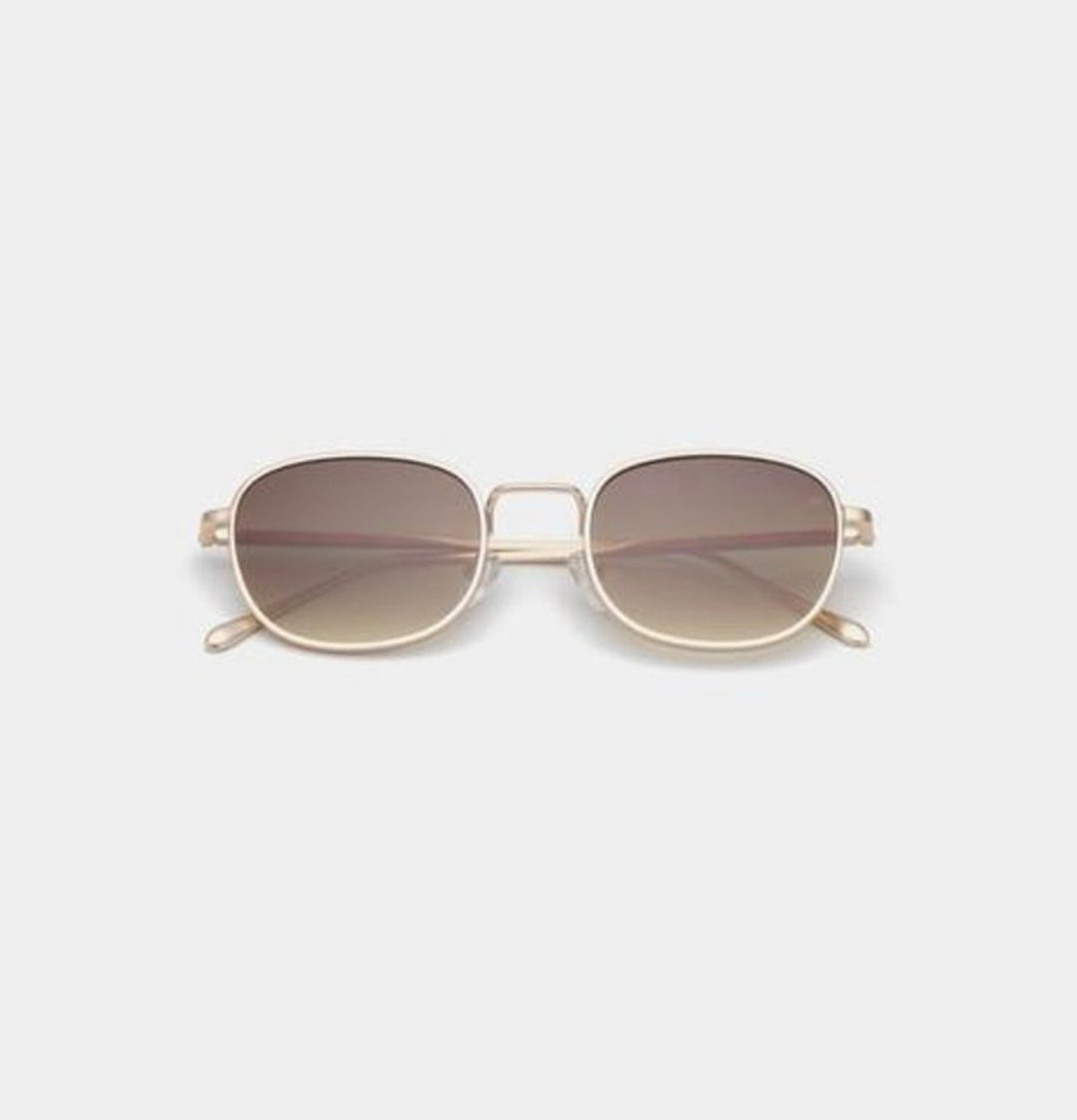 Solbrille Hello matte gold