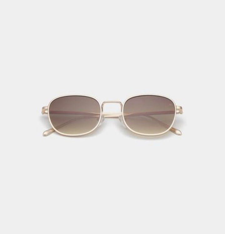Solbrille Hello matte gold