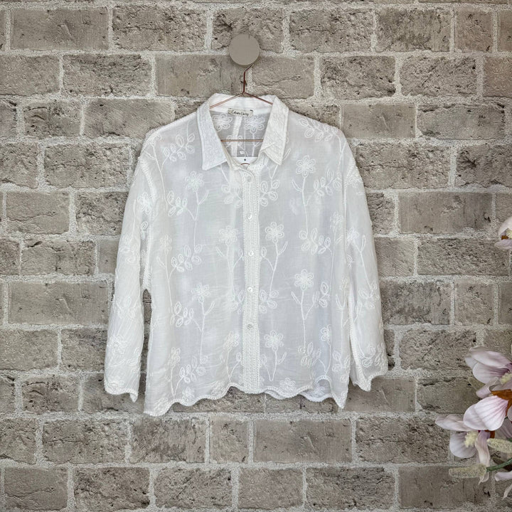 Akasie bluse white