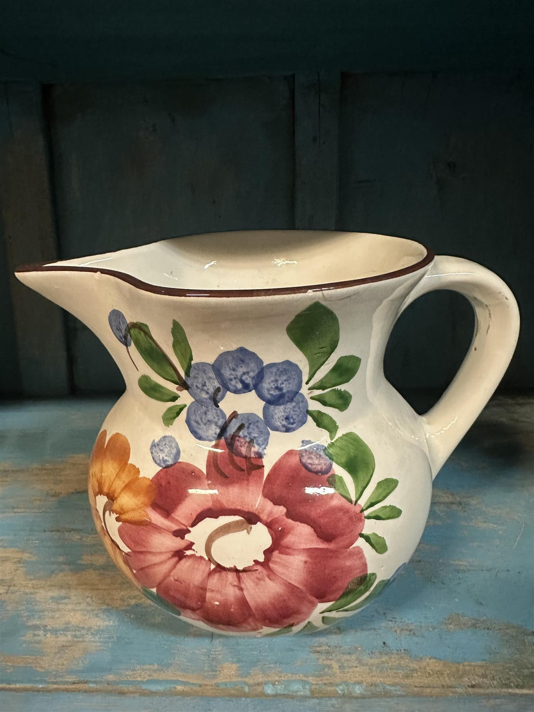 Vintage mugge H: 16 cm