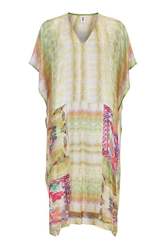 Madrid kaftan  100% silke
