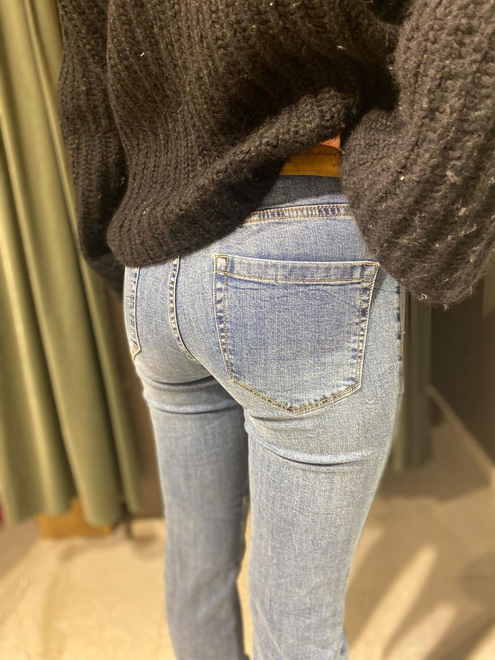 Babette jeans midstone front patch pockets