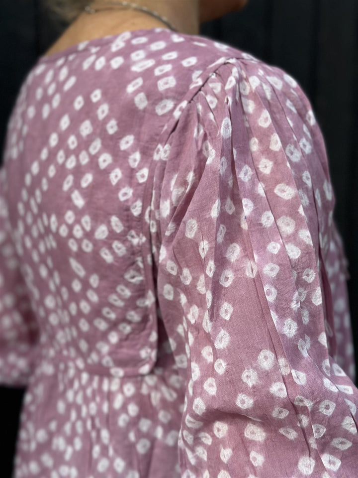 Cecilie Bandani smekkekjole mauve
