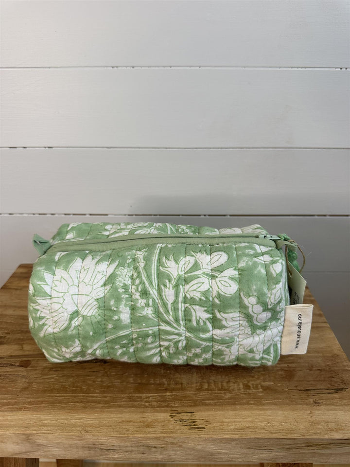 Sminkepung blokktrykket Colette green