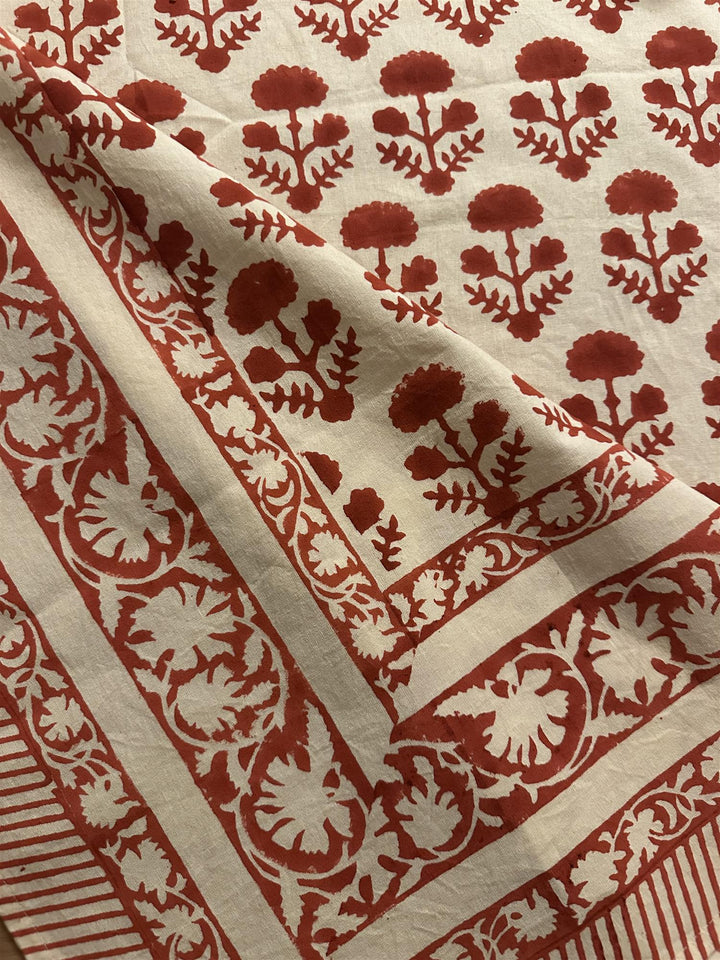 Duk 150 x 250 cm blokktrykket Angela