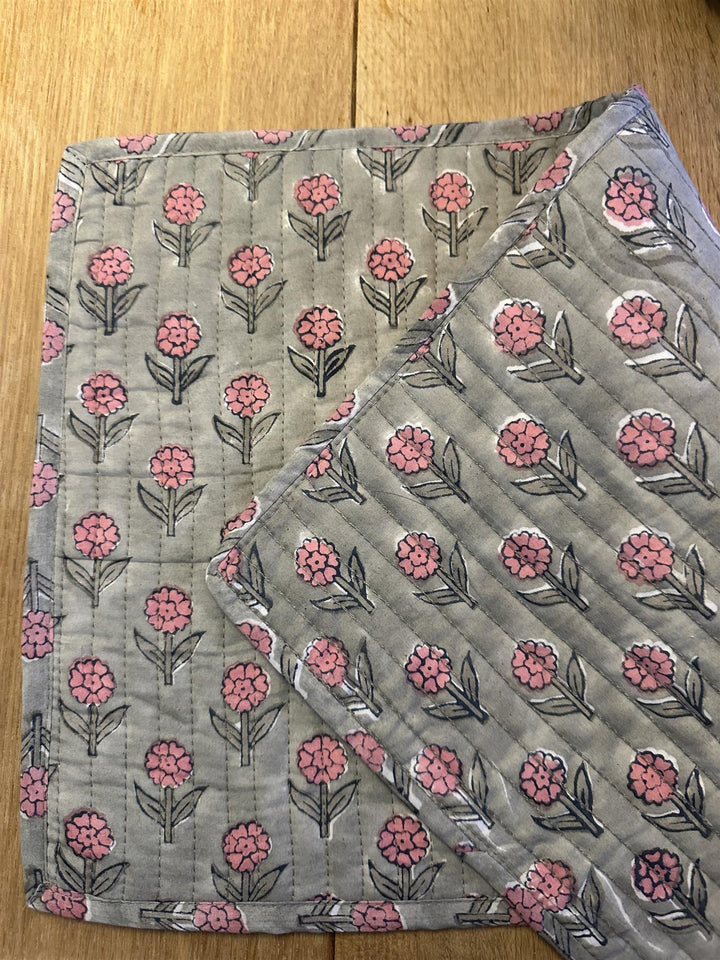 Spisebrikke Gabrielle avlang blokktrykket