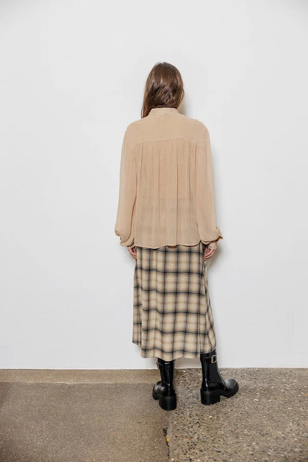 Liva bluse sand