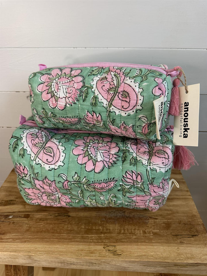 Sminkepung blokktrykket Louise