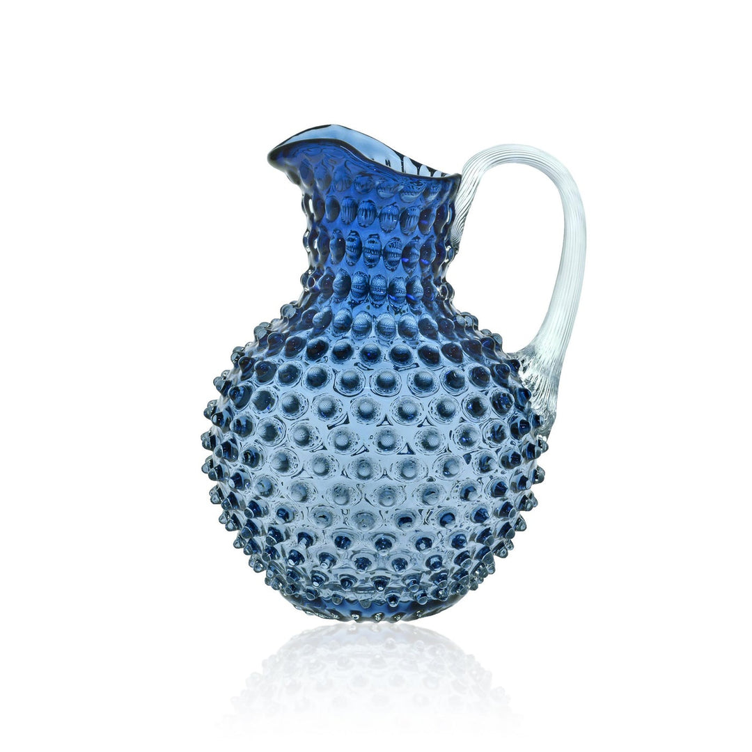 Hobnail jug underlay blue smoke 2 liter