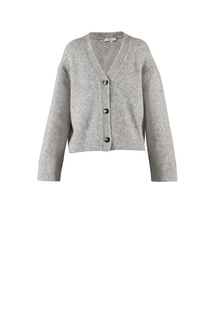 Frankie cardigan light grey melange