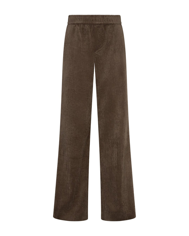 Claudette soft cord bukse mud