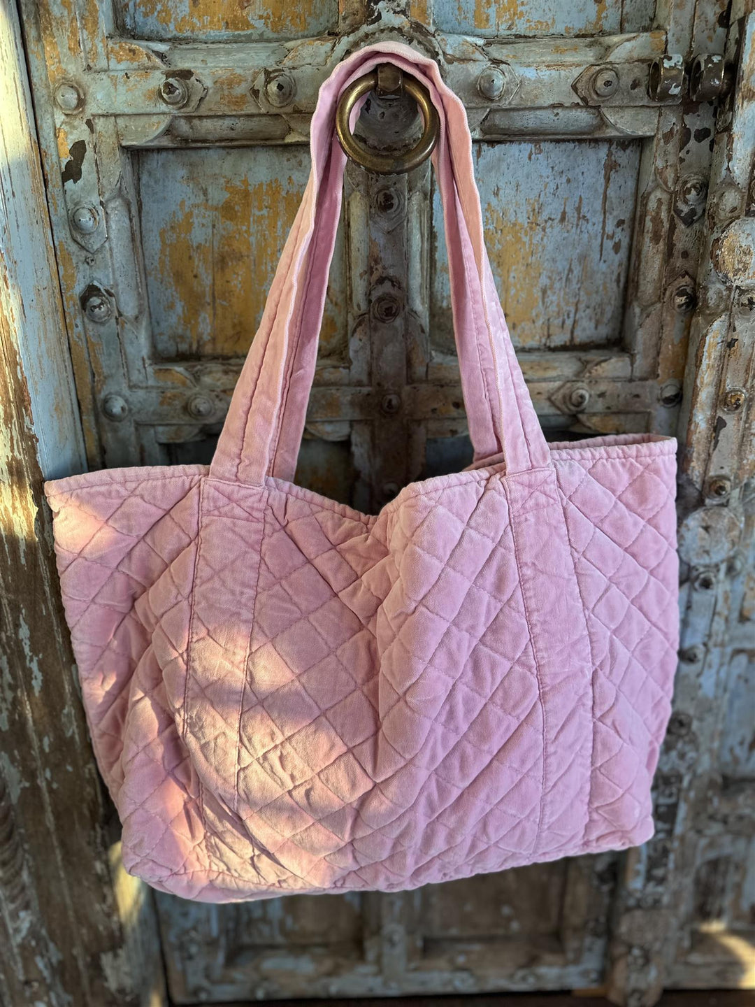 Bag velur Bubblegum Pink