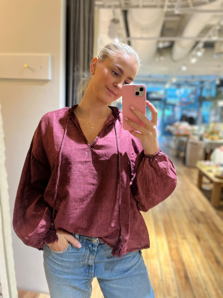 Plome bluse merlot