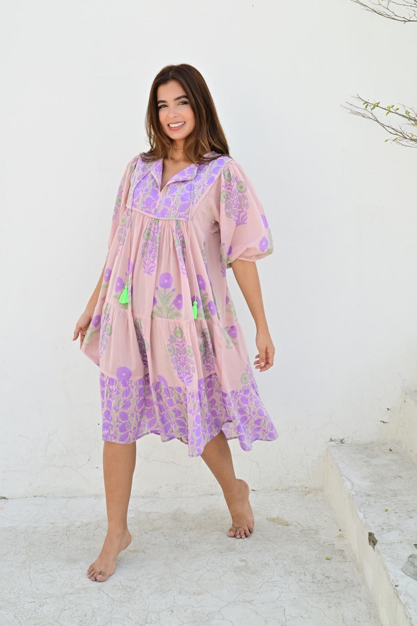 Antibes smekkekjole powder pink