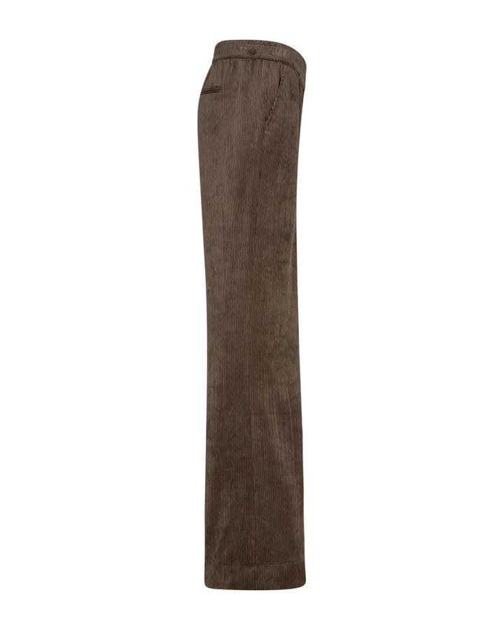 Claudette soft cord bukse mud