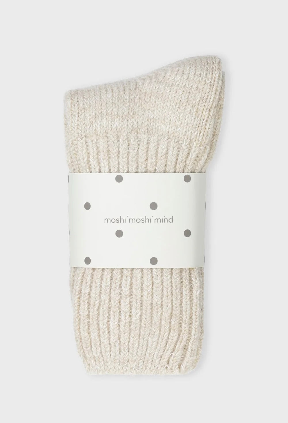 Boyfriend socks oatmeal melange