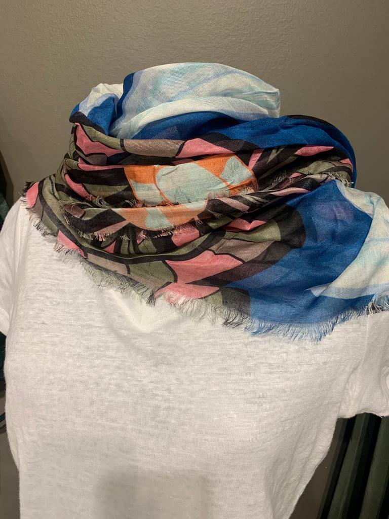 Selma skjerf blue