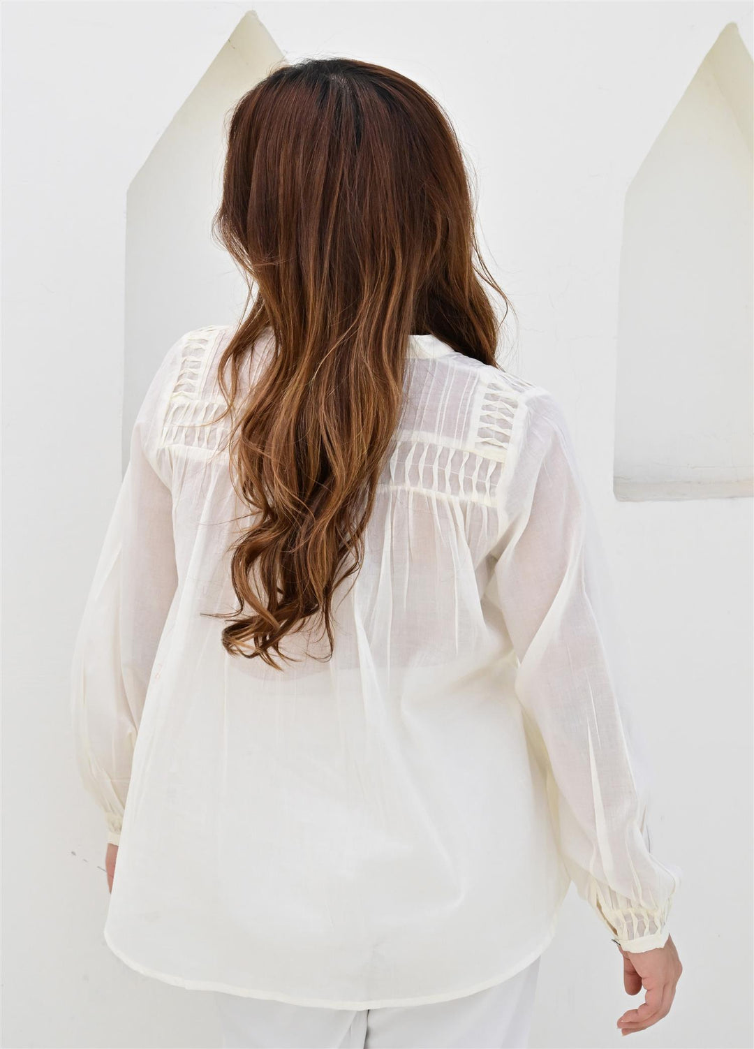 Provence bluse natural