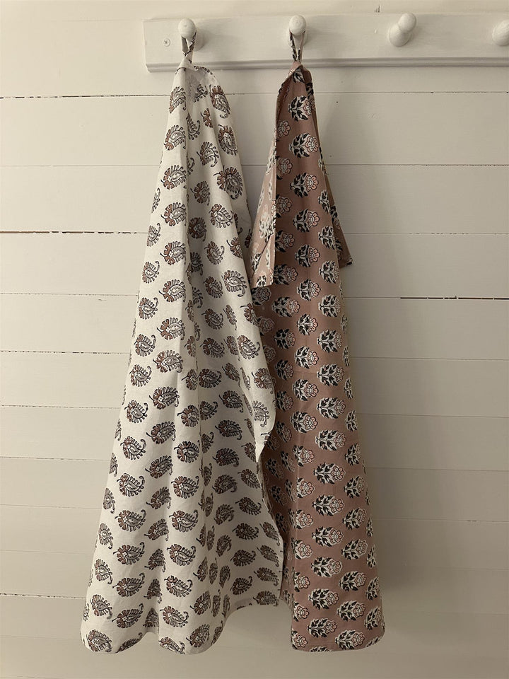 Kjøkkenhåndkle Alice blokkprint