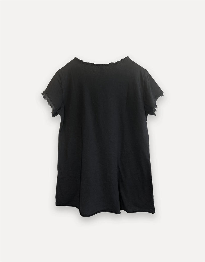 V-classic t-shirt black