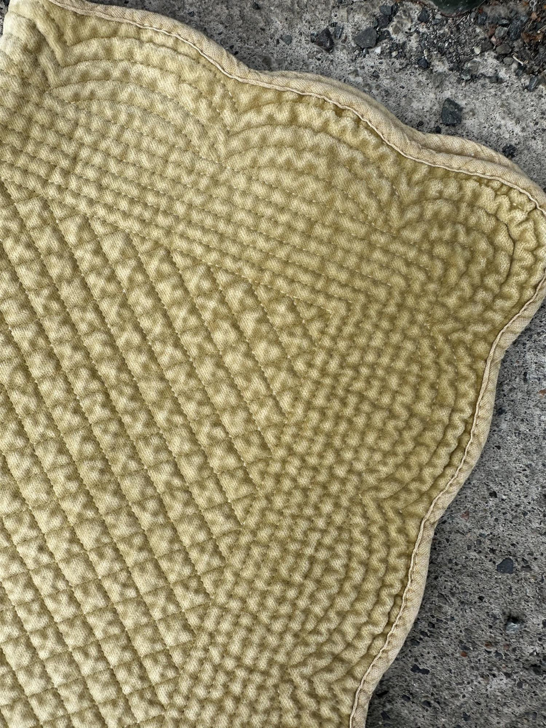 Spisebrikke velur 30x50 cm dijon