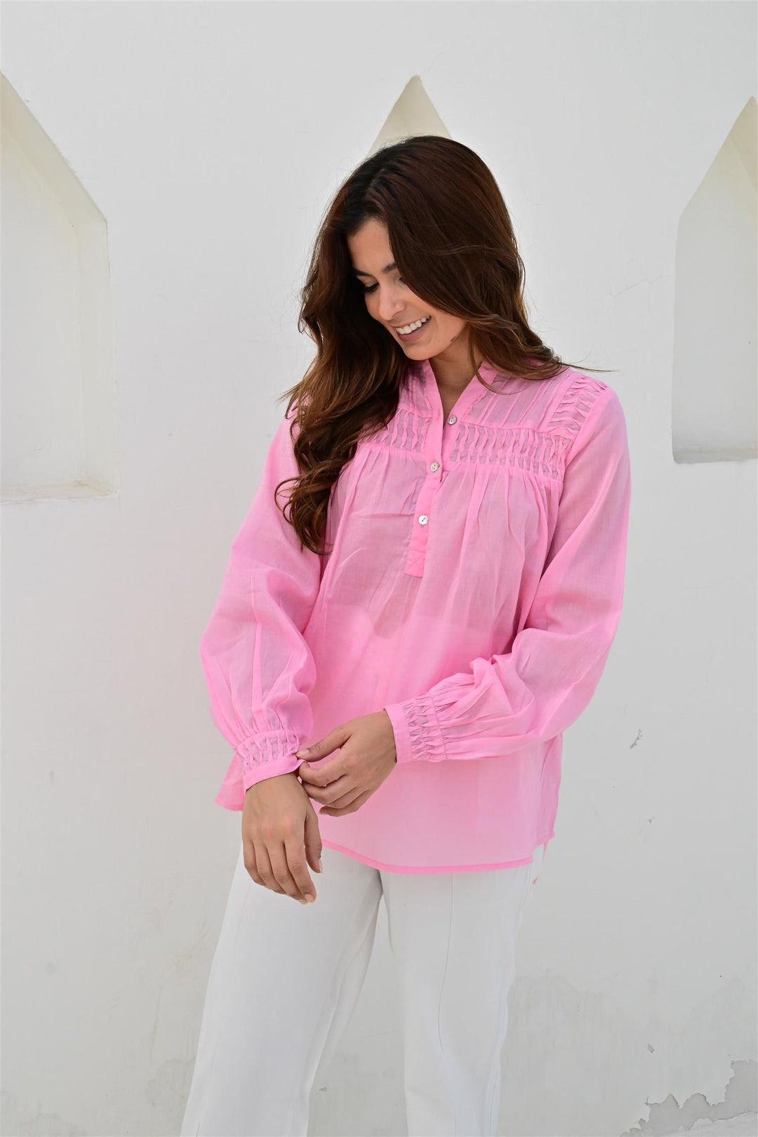 Provence bluse rosy