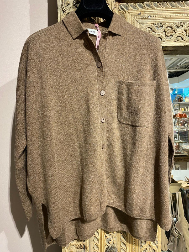 Andrea 100% cashmere cafe au lait