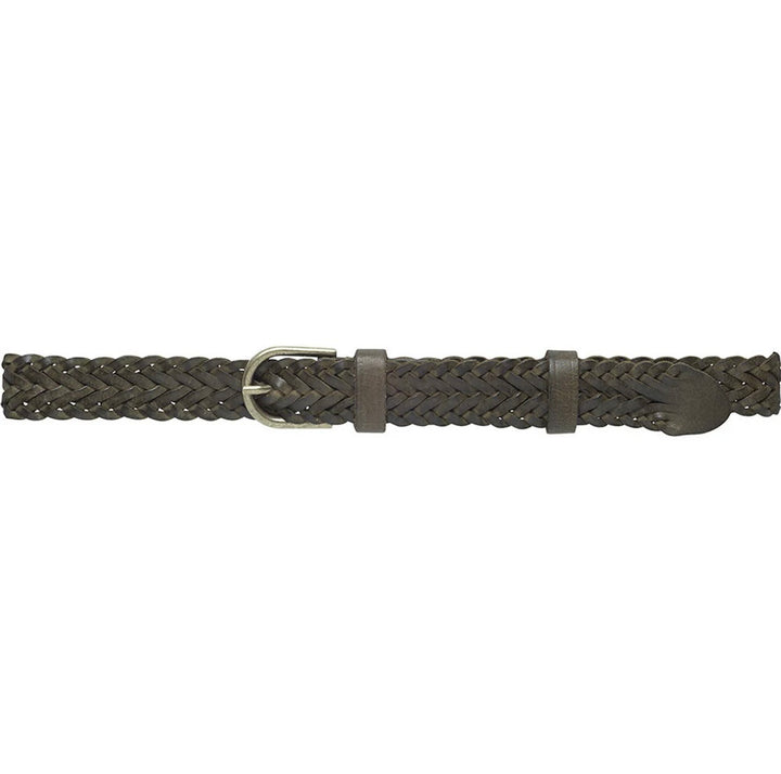 Flettet belte 85 cm army green