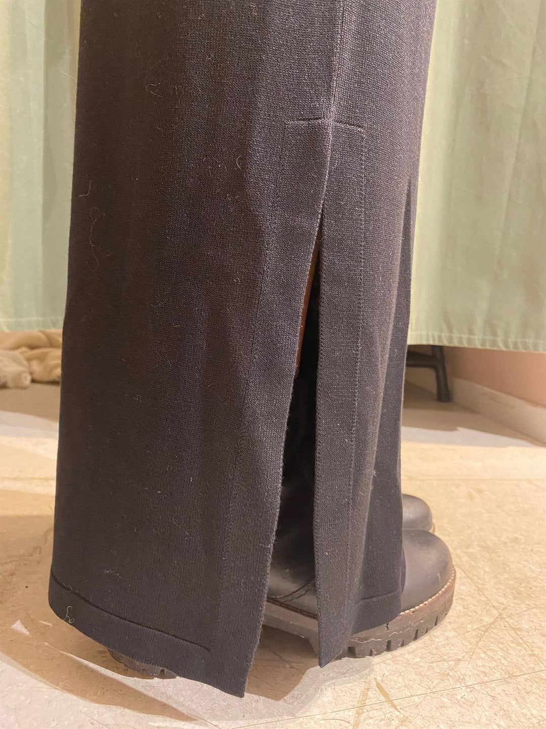 Gina langt skjørt black