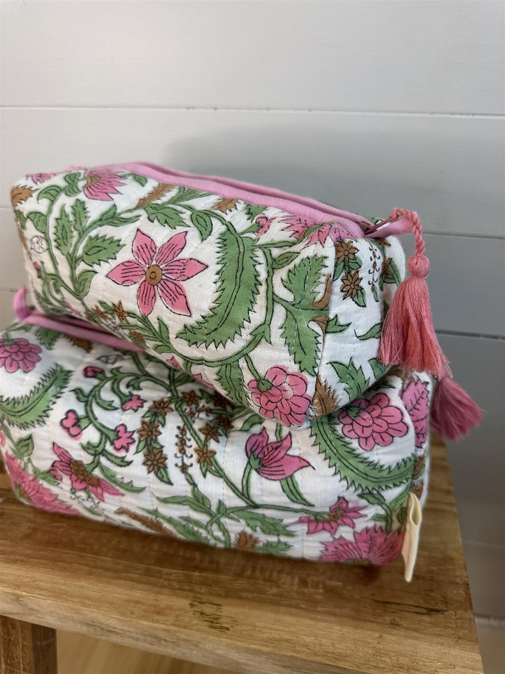 Sminkepung blokktrykket Isabelle