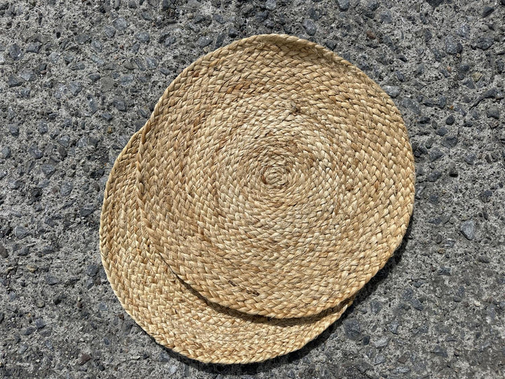 Spisebrikke rund jute